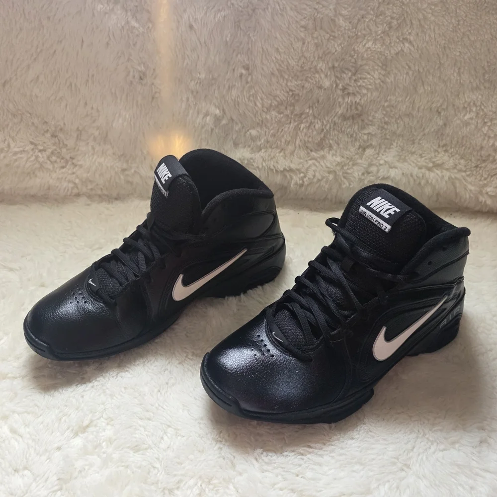 Nike Air Visi Pro 3 Basketball Shoes - Black/White - Size 8.5 - Picture 4 of 11